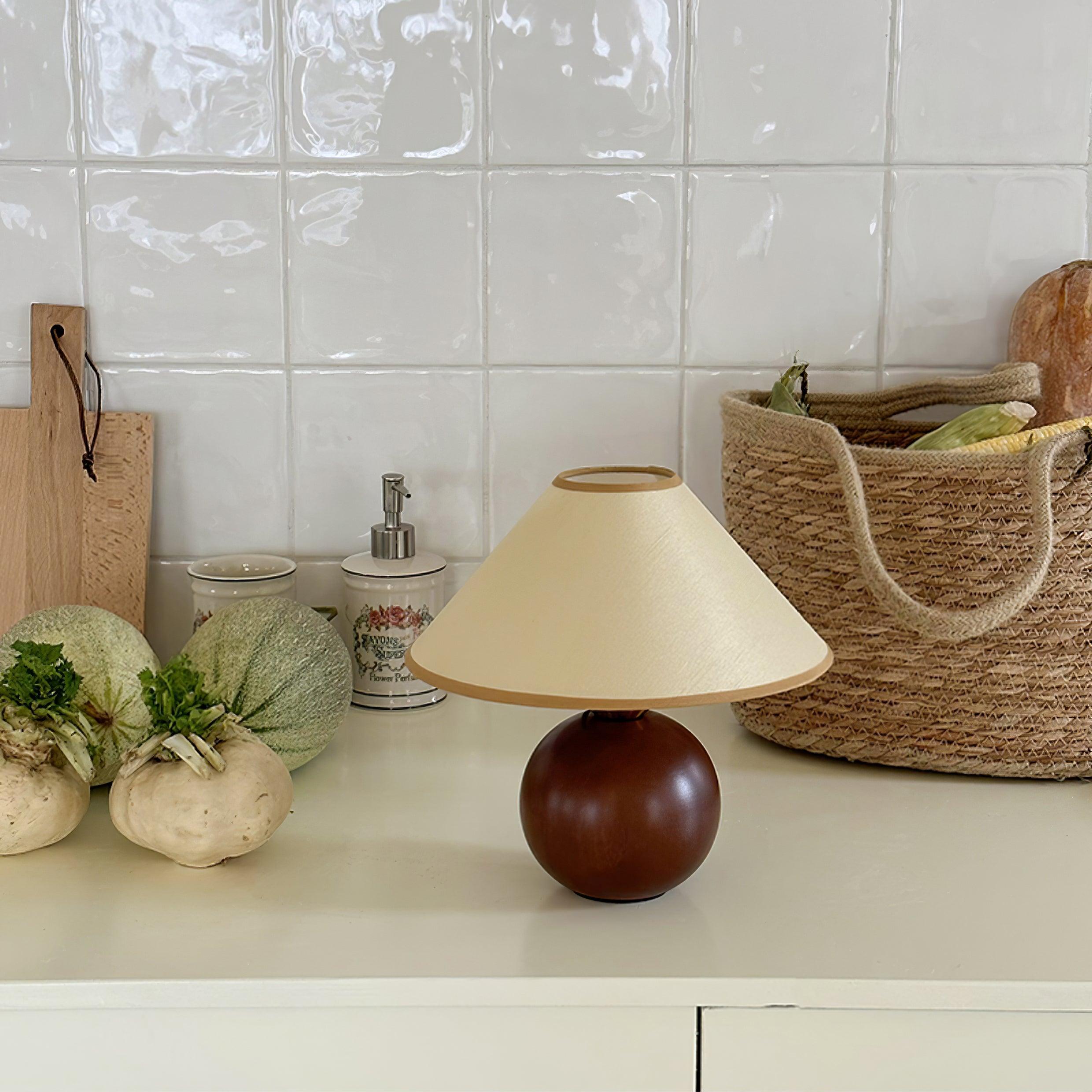 Cankut Wood Table Lamp