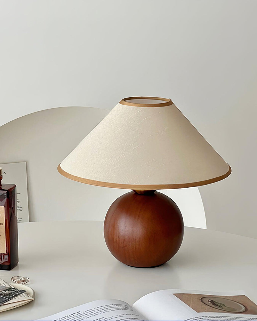 Cankut Wood Table Lamp