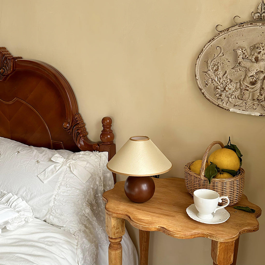 Cankut Wood Table Lamp