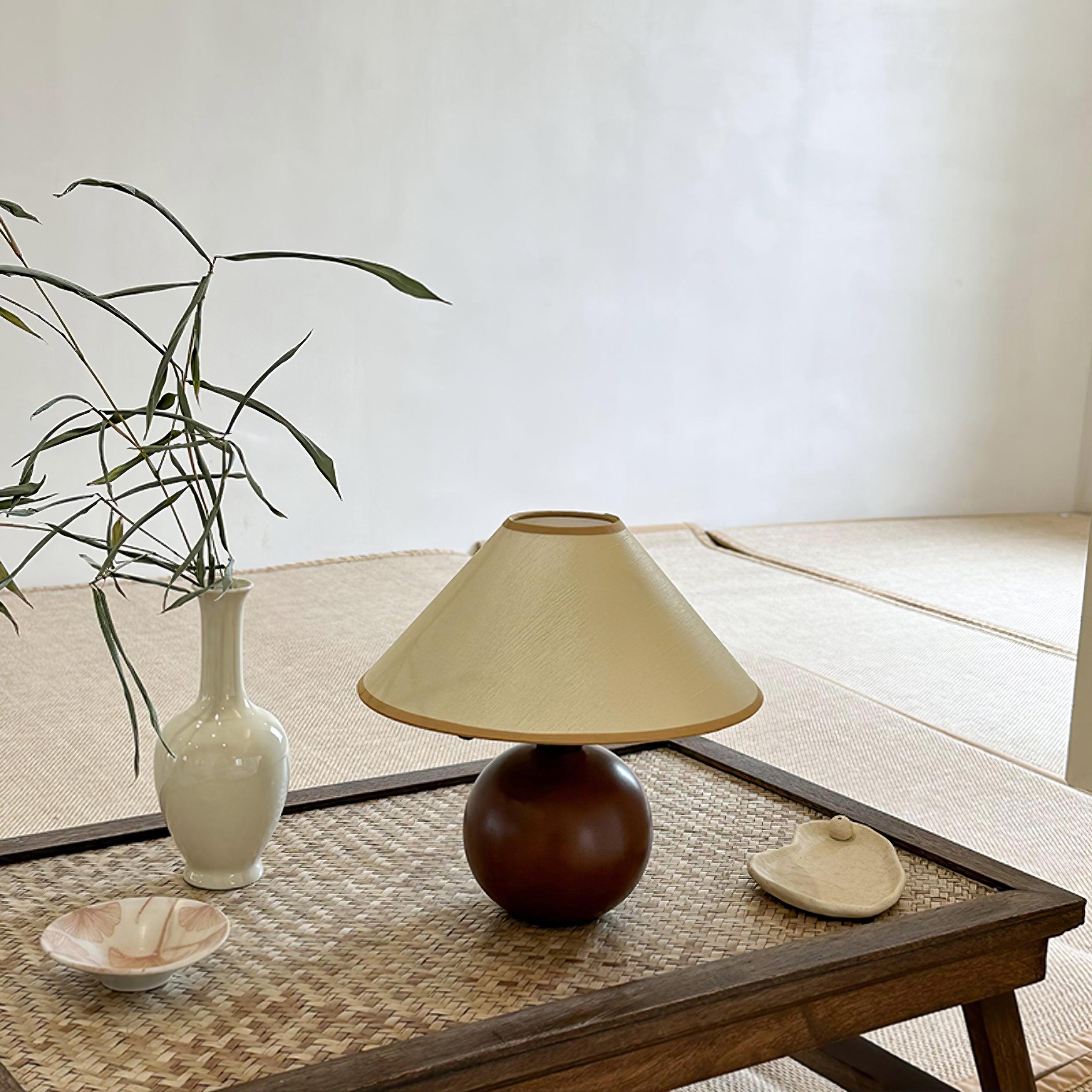 Cankut Wood Table Lamp