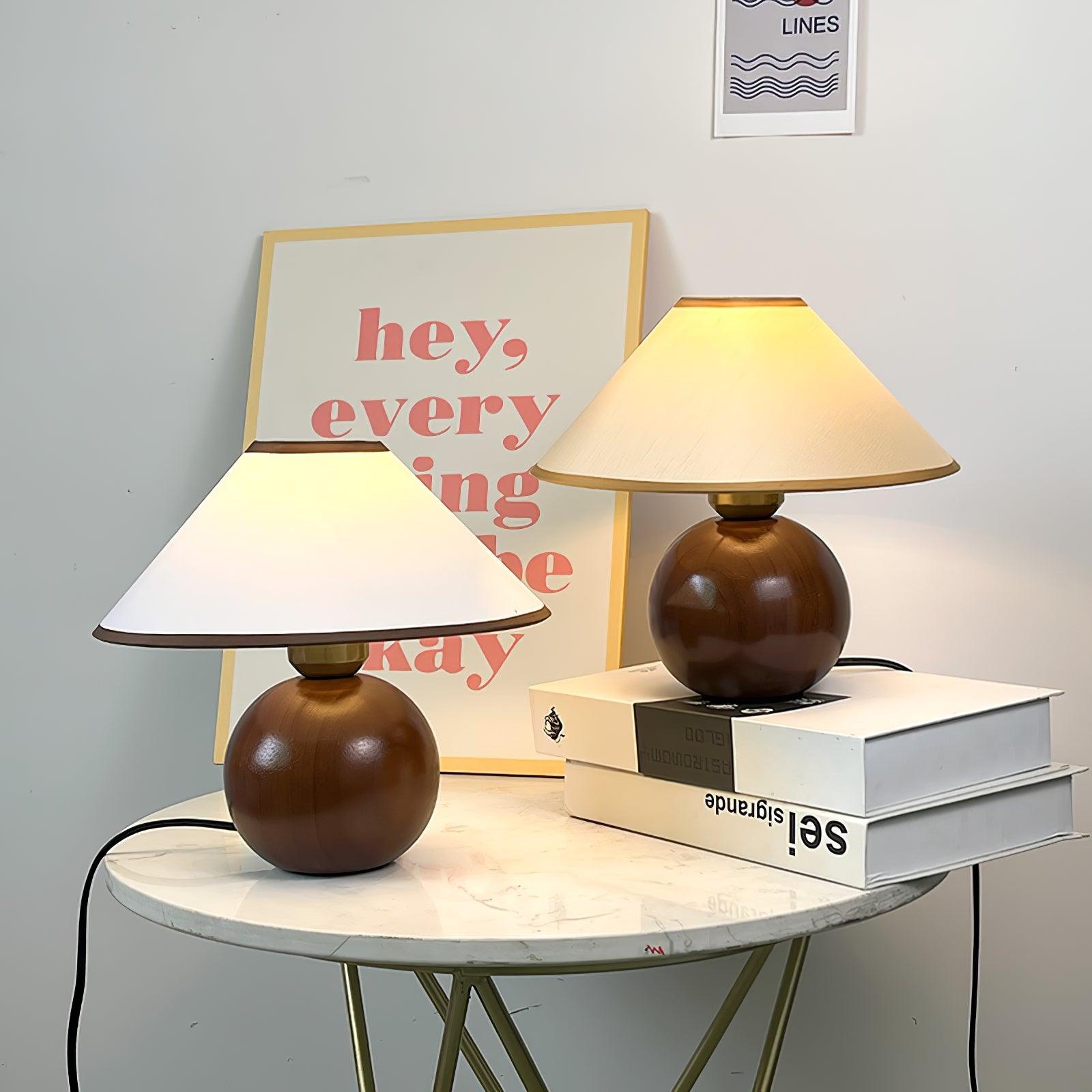 Cankut Wood Table Lamp