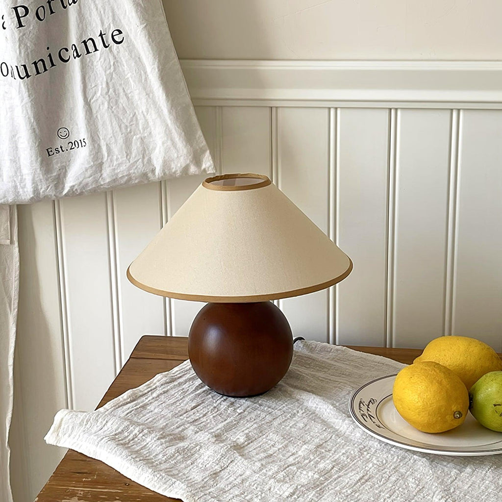 Cankut Wood Table Lamp