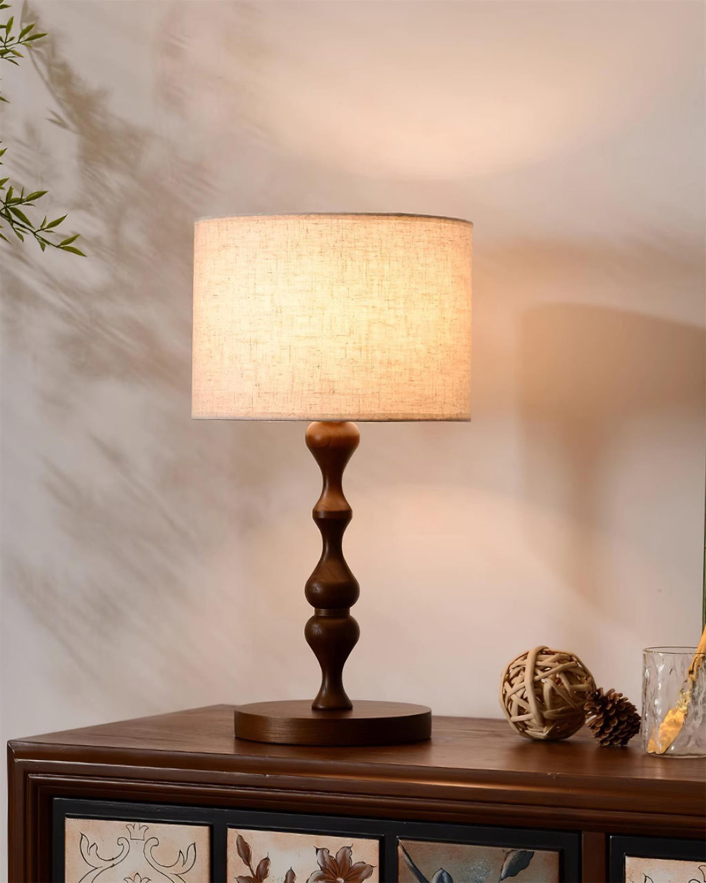 Canora Wooden Table Lamp