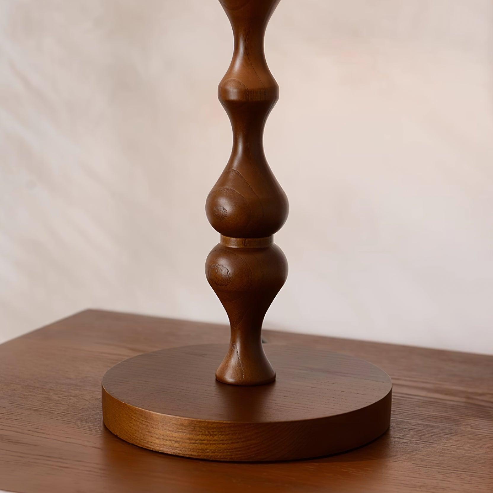 Canora Wooden Table Lamp