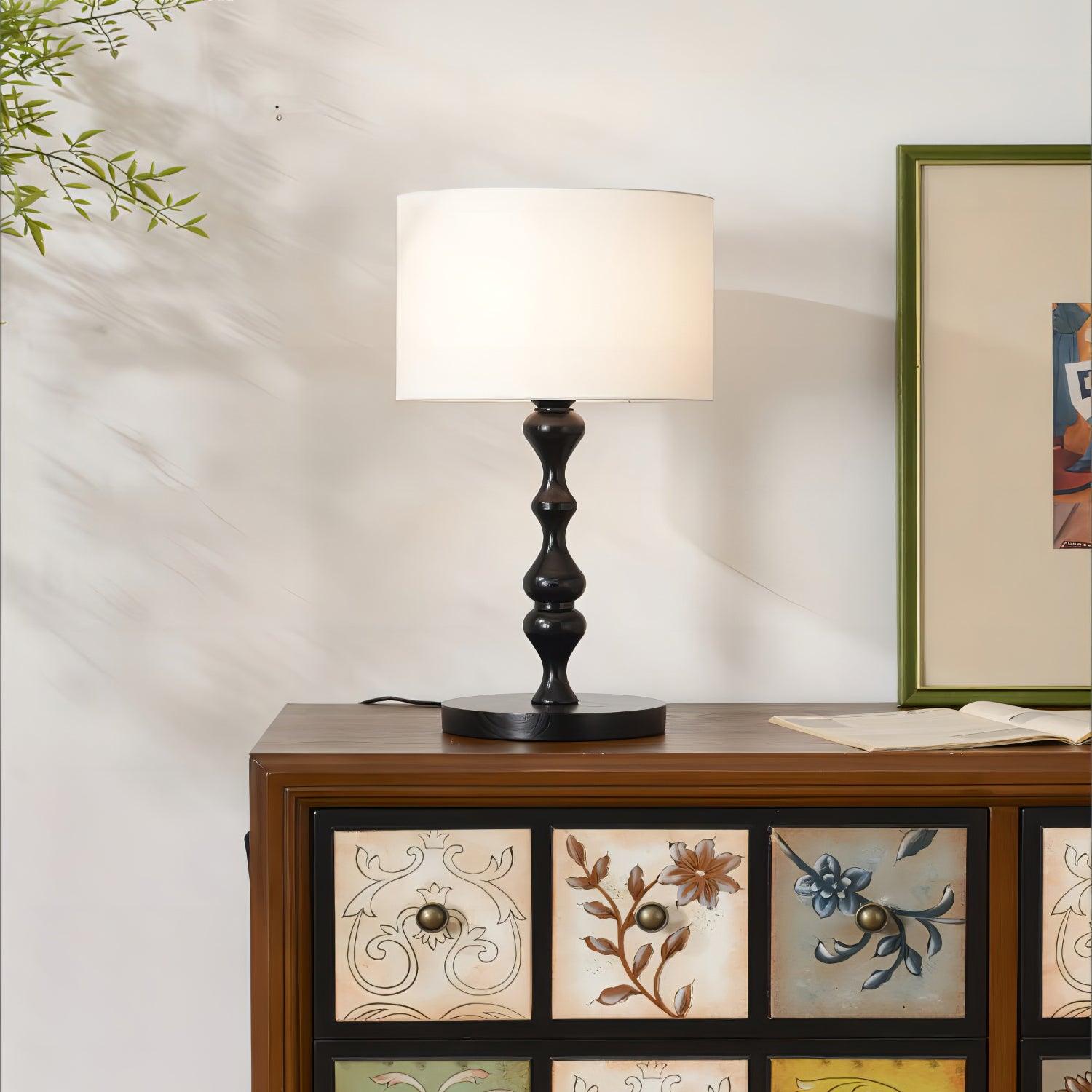 Canora Wooden Table Lamp