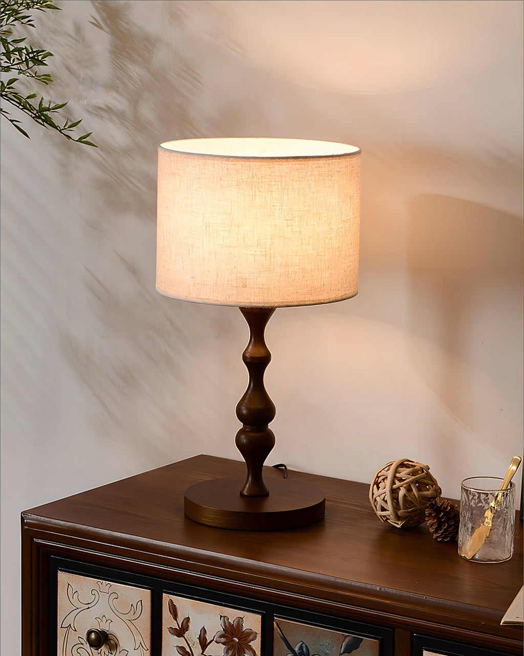 Canora Wooden Table Lamp