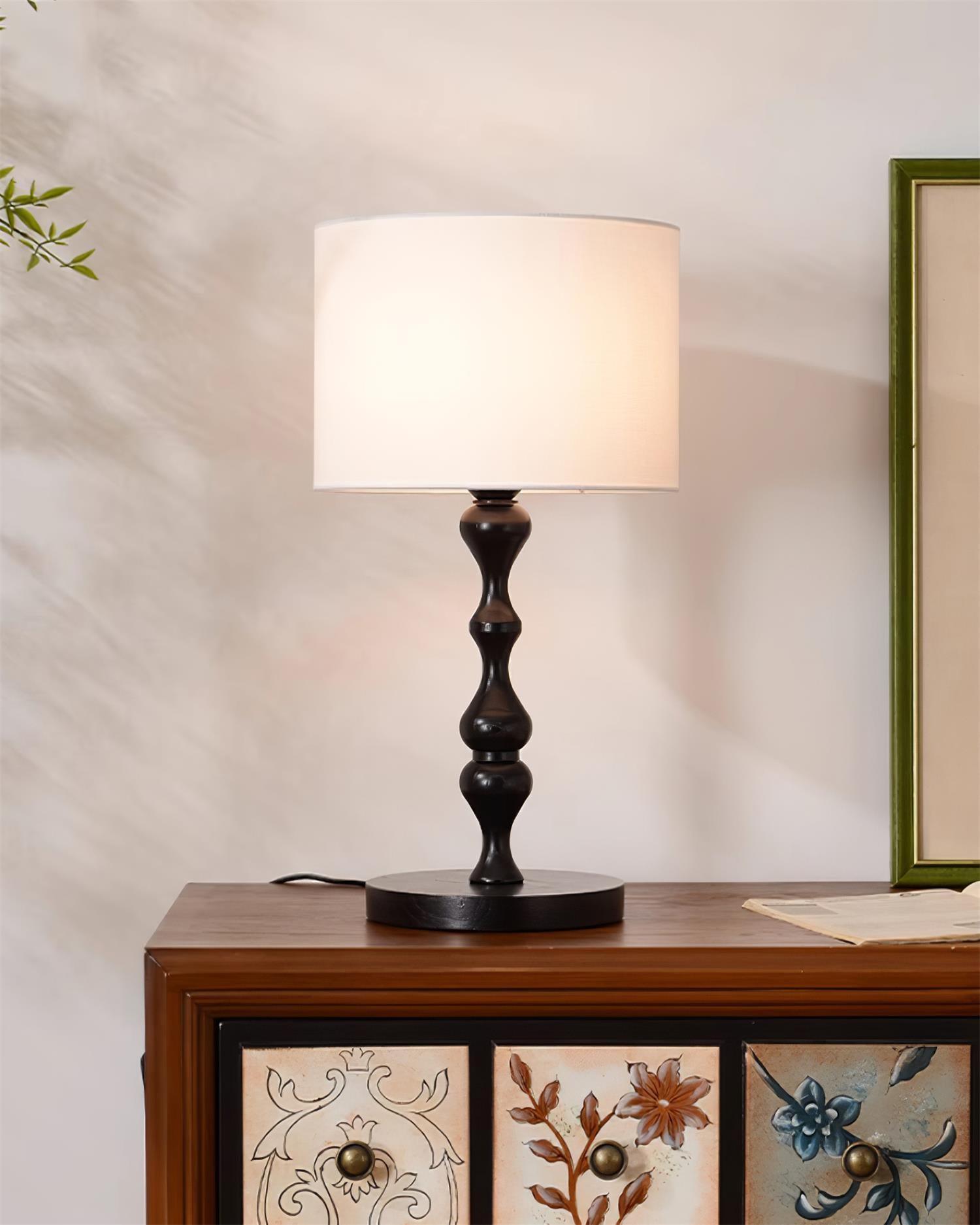 Canora Wooden Table Lamp