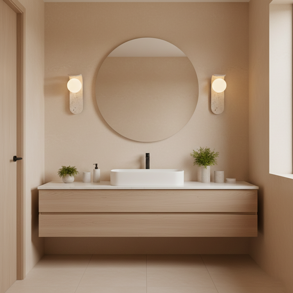 Carlyle Travertine Wall Lamp