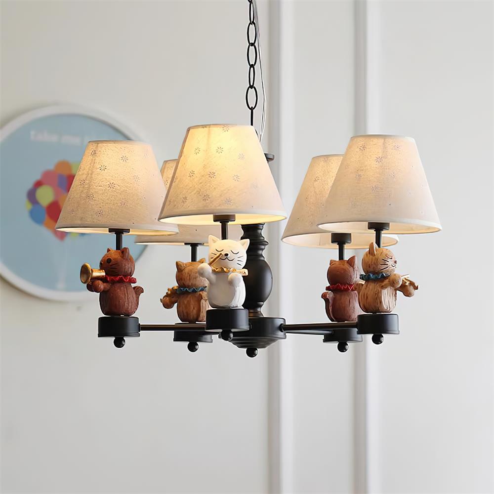 Cat Symphony Chandelier