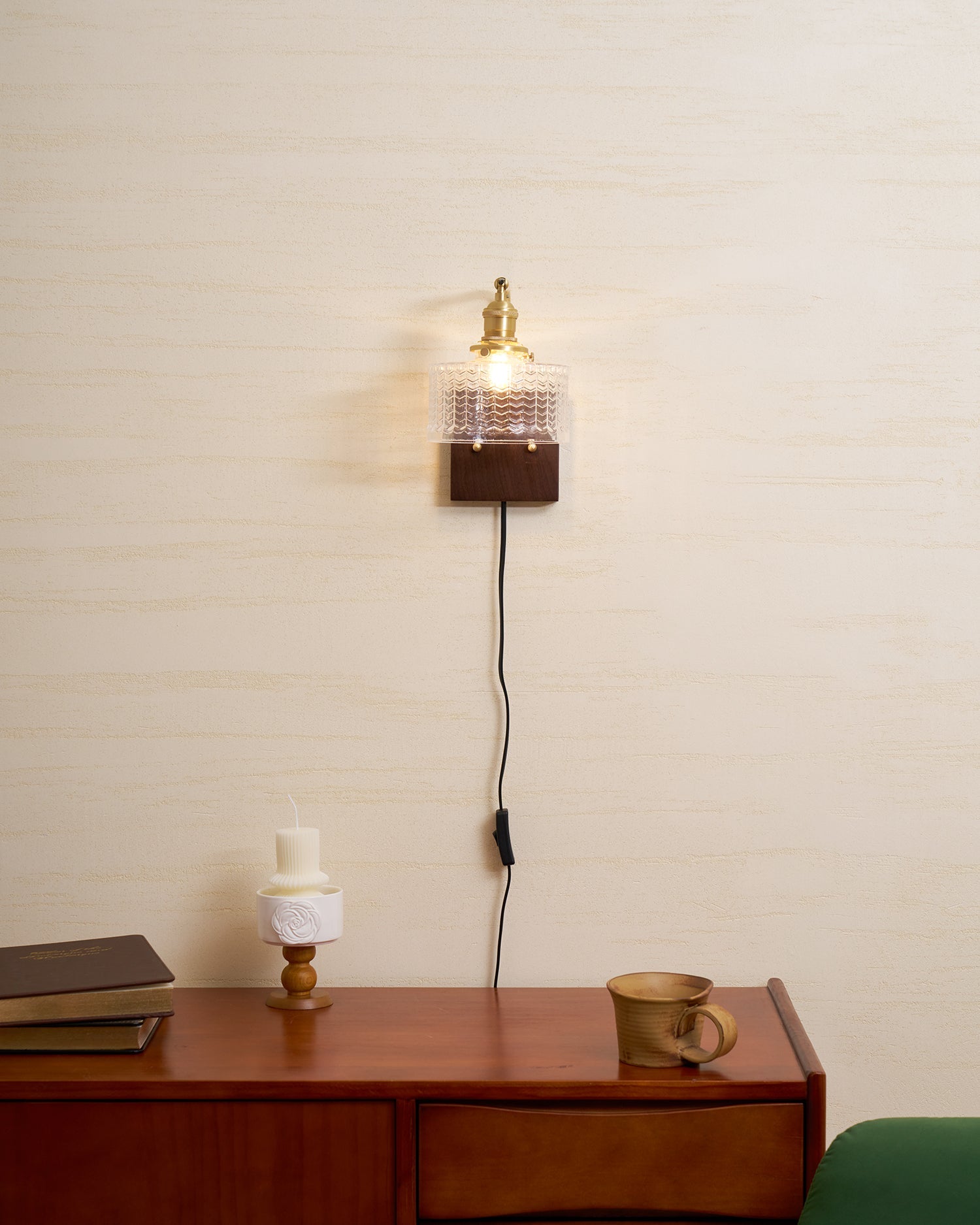 Cavella Plug In Wall Lamp