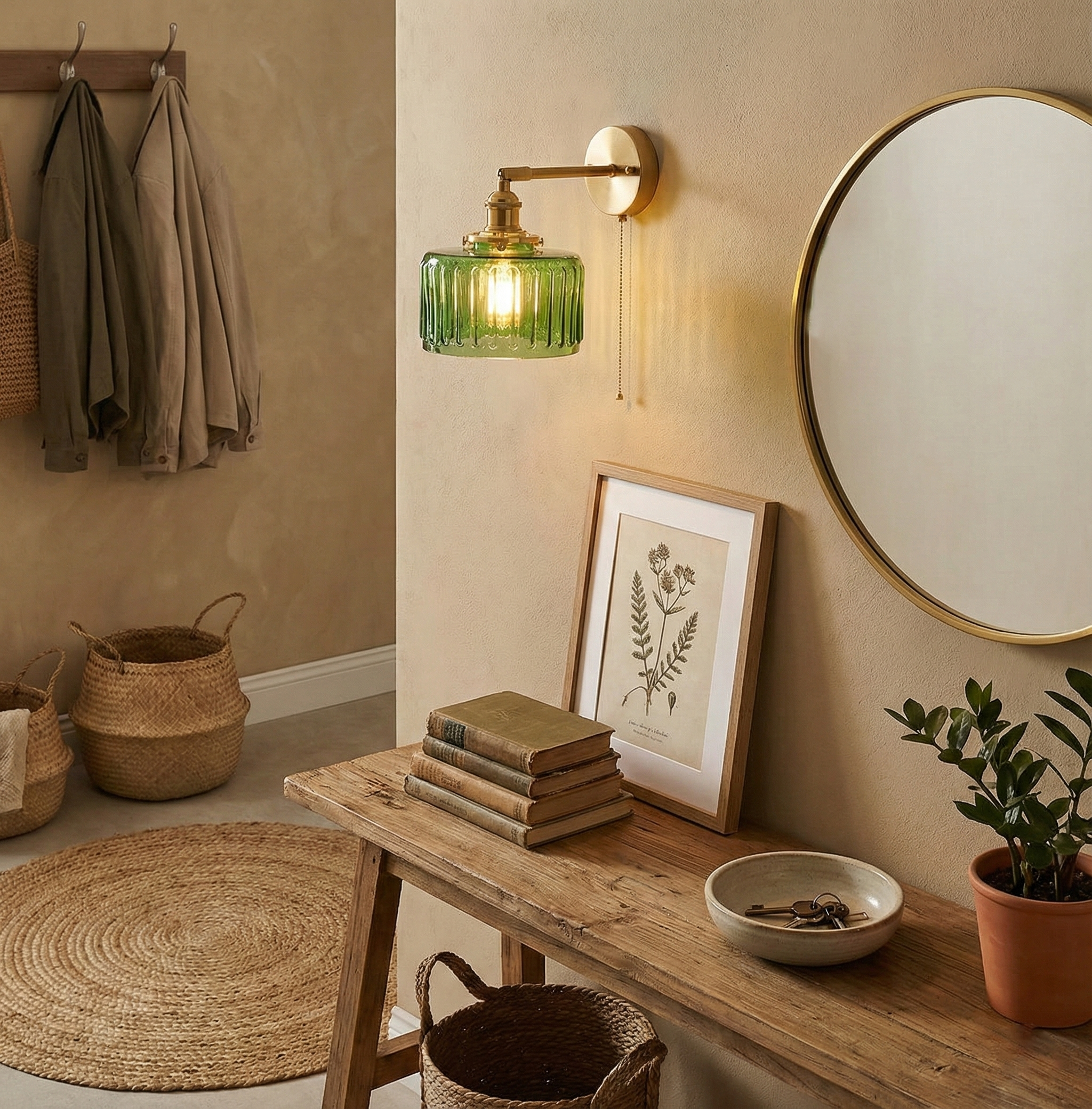 Cavella Round Wall Lamp