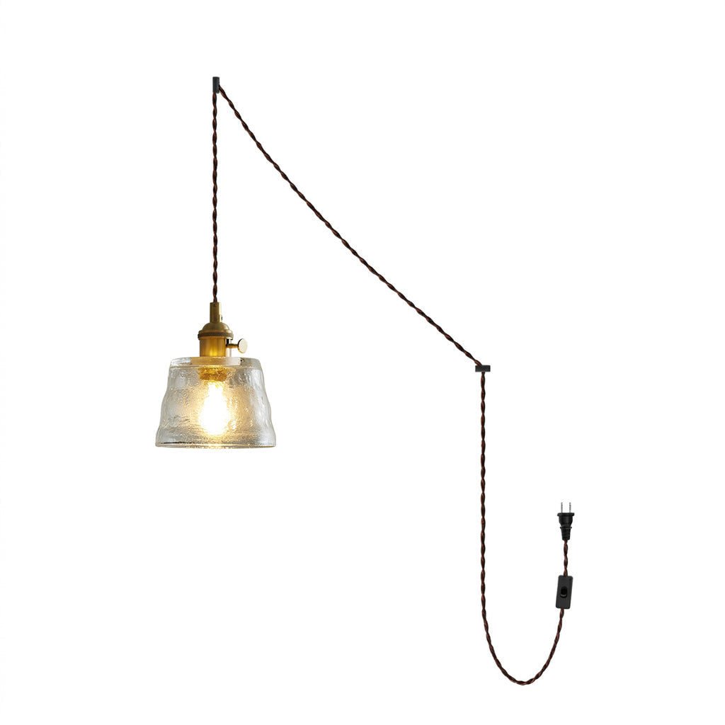 Cavitt Glass Plug In Pendant Light