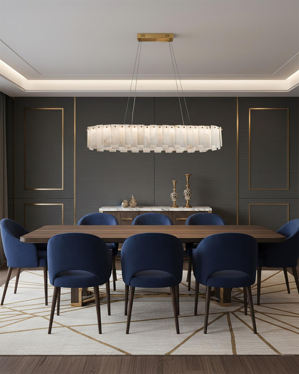 Corbett Alabaster Chandelier