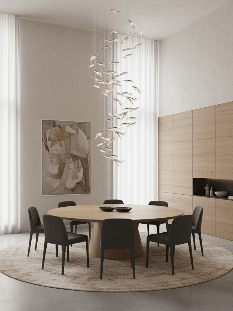 Celestial Cascade Chandelier