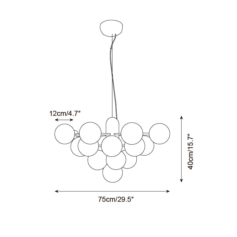Celumi Bubbles Chandelier