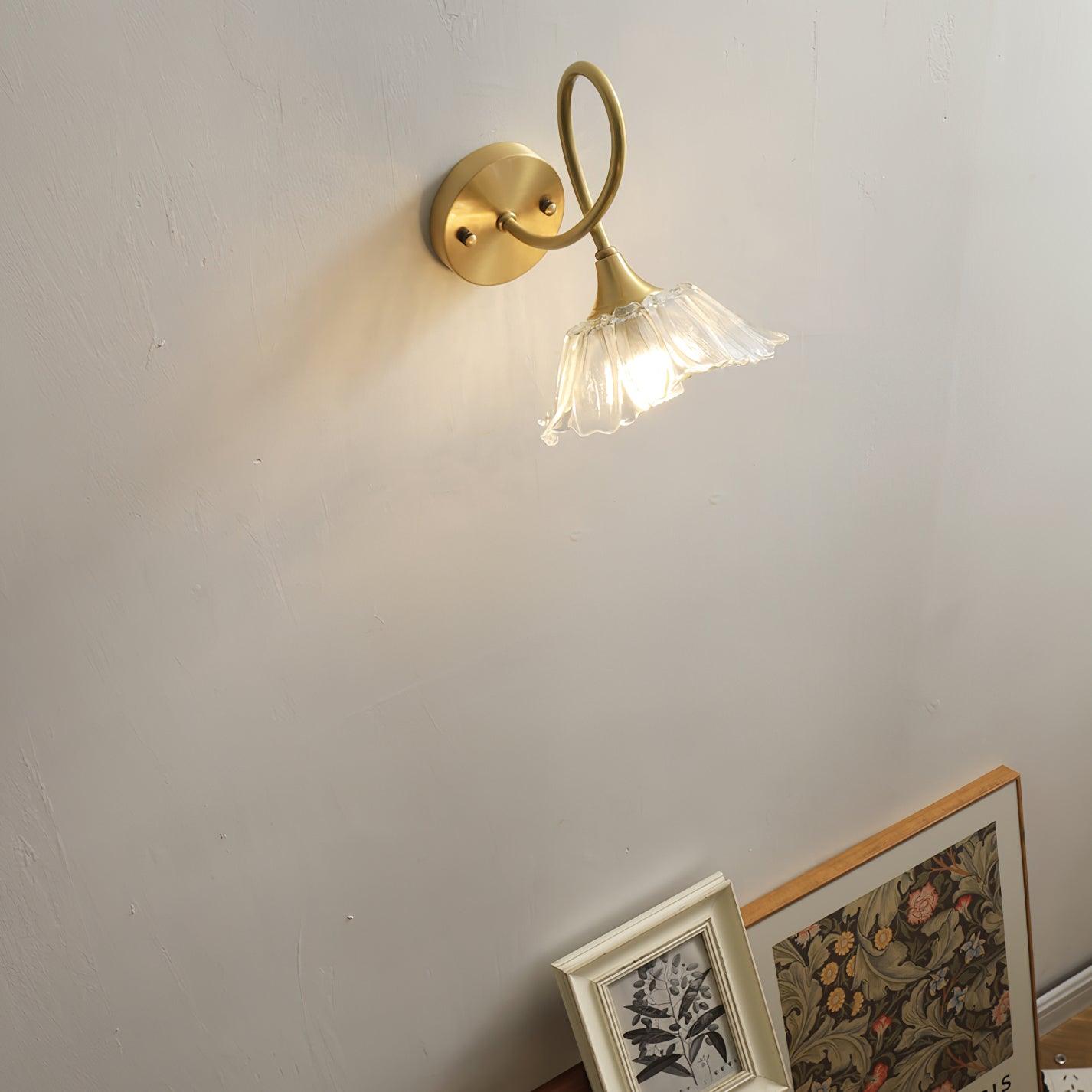 Century Lotus Leaf Wall Lamp