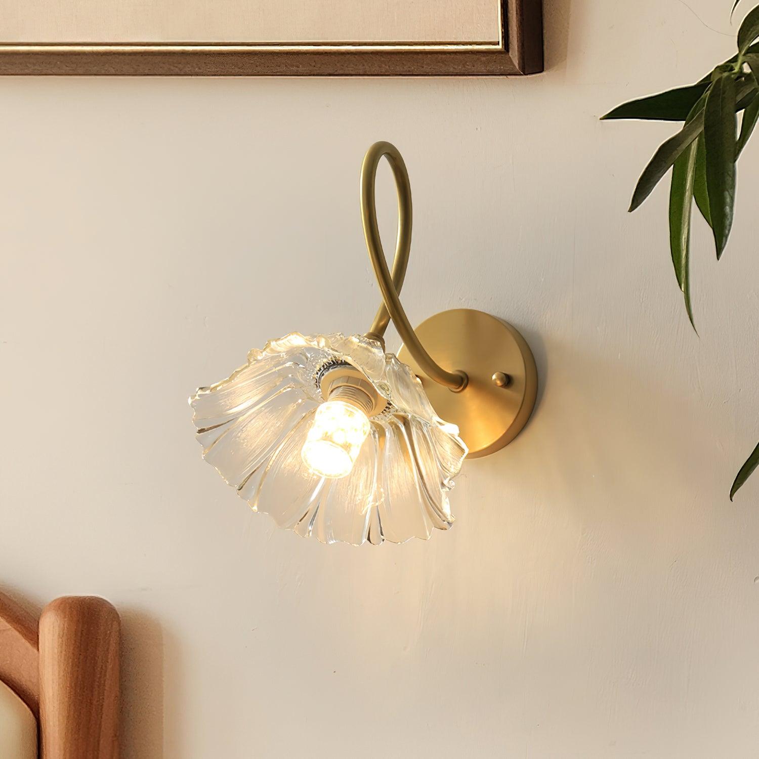 Century Lotus Leaf Wall Lamp