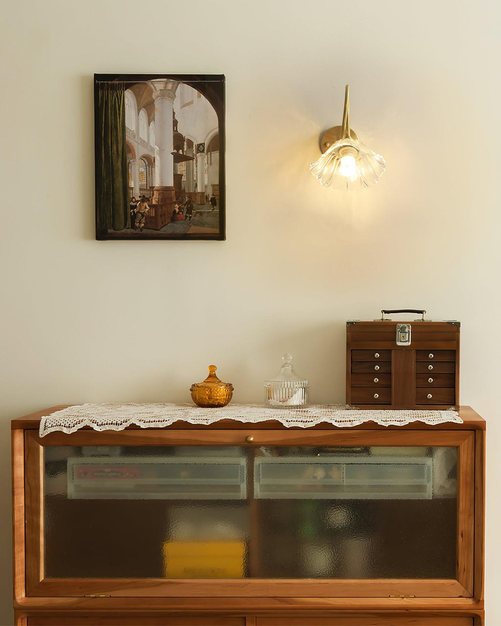 Century Lotus Leaf Wall Lamp