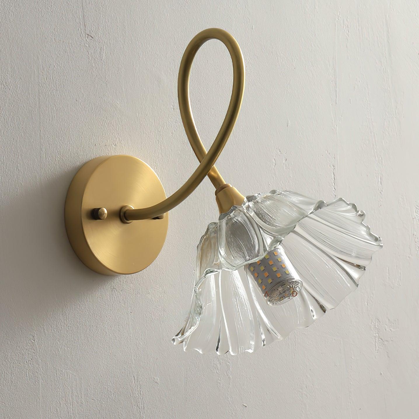 Century Lotus Leaf Wall Lamp
