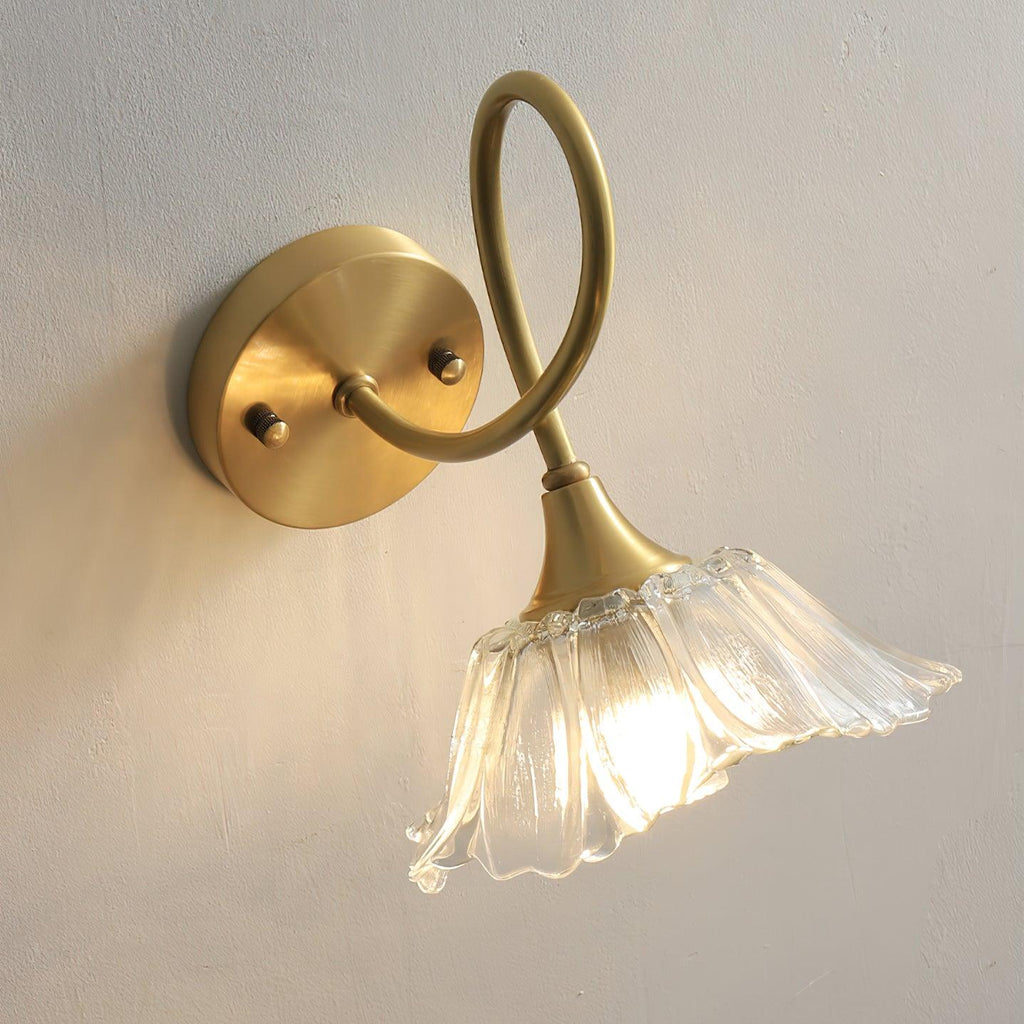 Century Lotus Leaf Wall Lamp