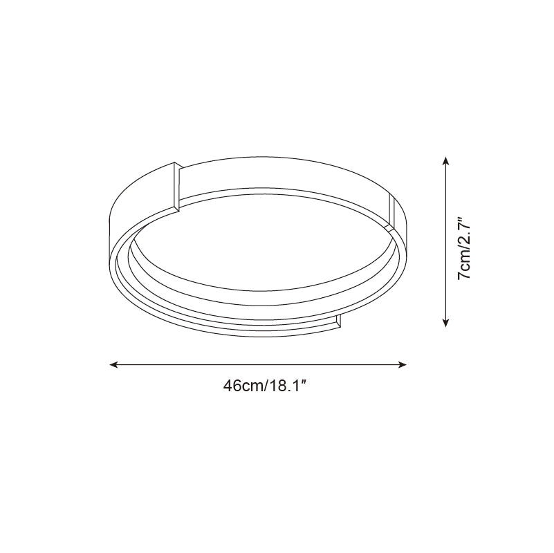 Cerqon Halo Ceiling Lamp