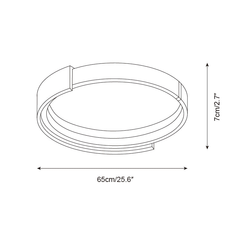 Cerqon Halo Ceiling Lamp