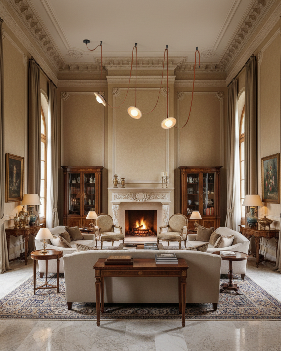 Ceylon Travertine Chandelier