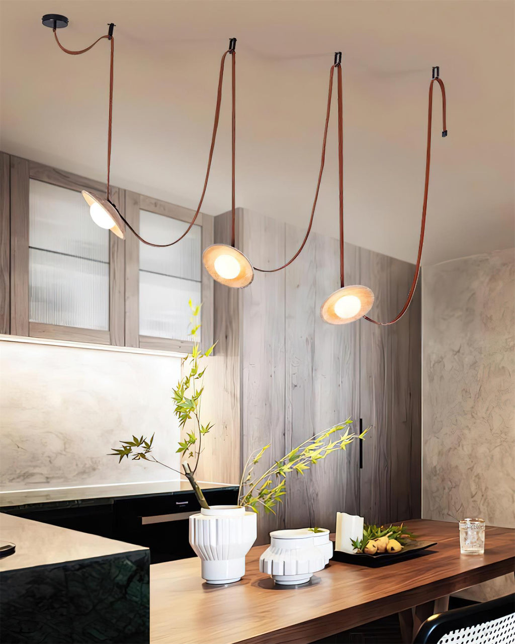 Ceylon Travertine Chandelier