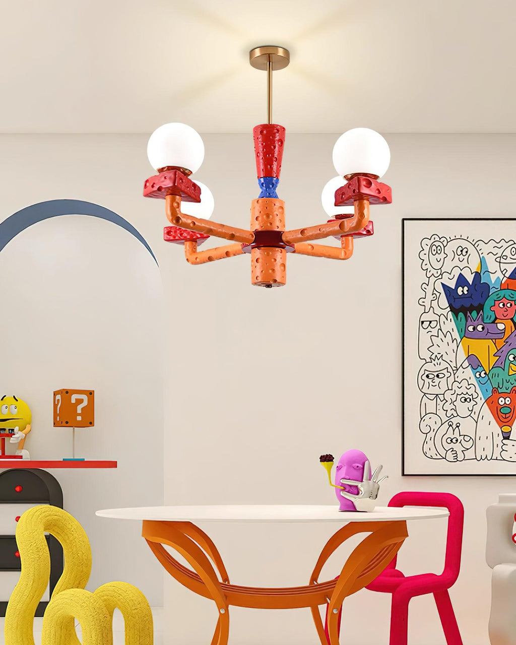 Cheese Chandelier