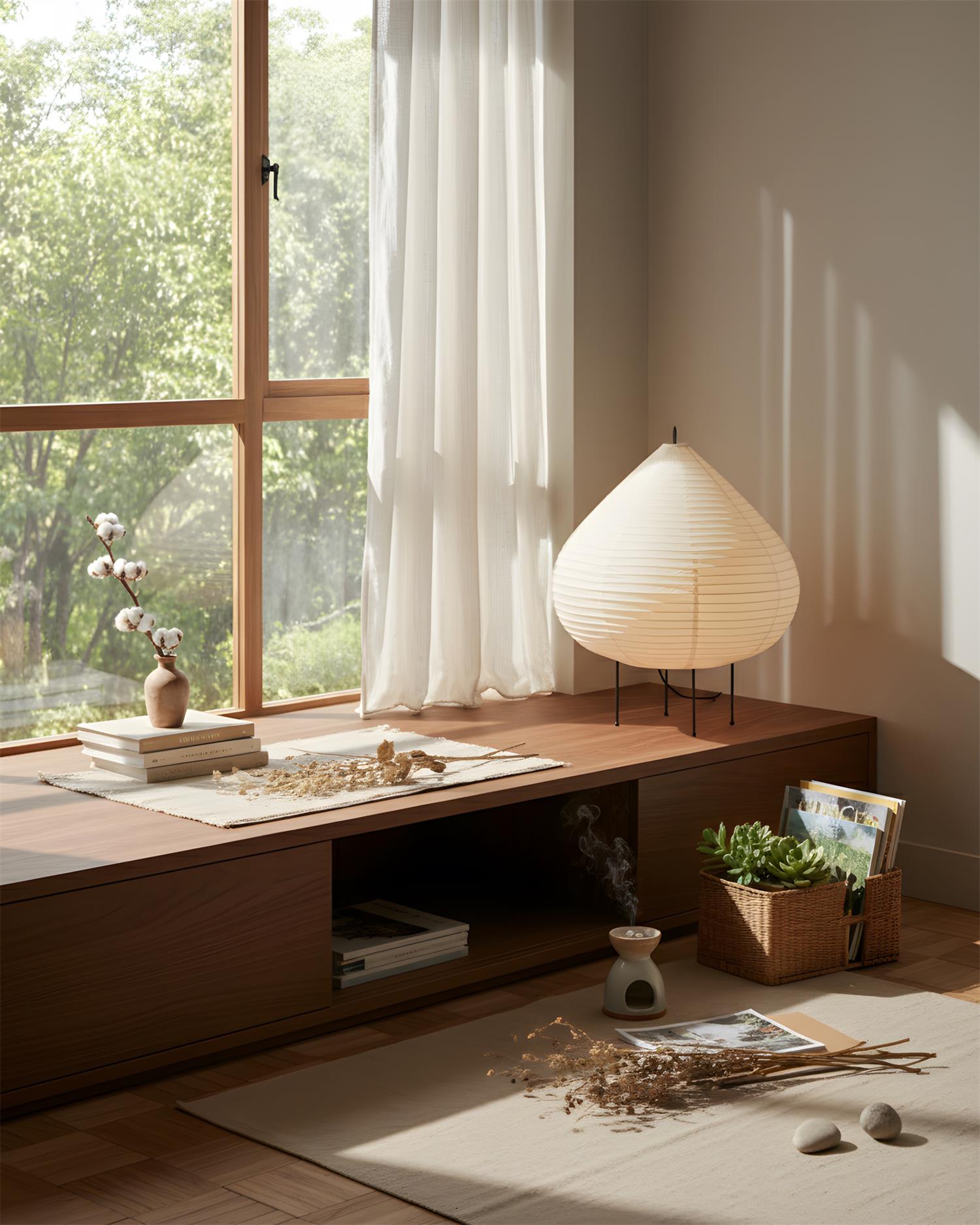 Chestnut Table Lamp