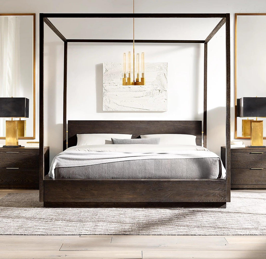 Brass rectangular glass chandeliers