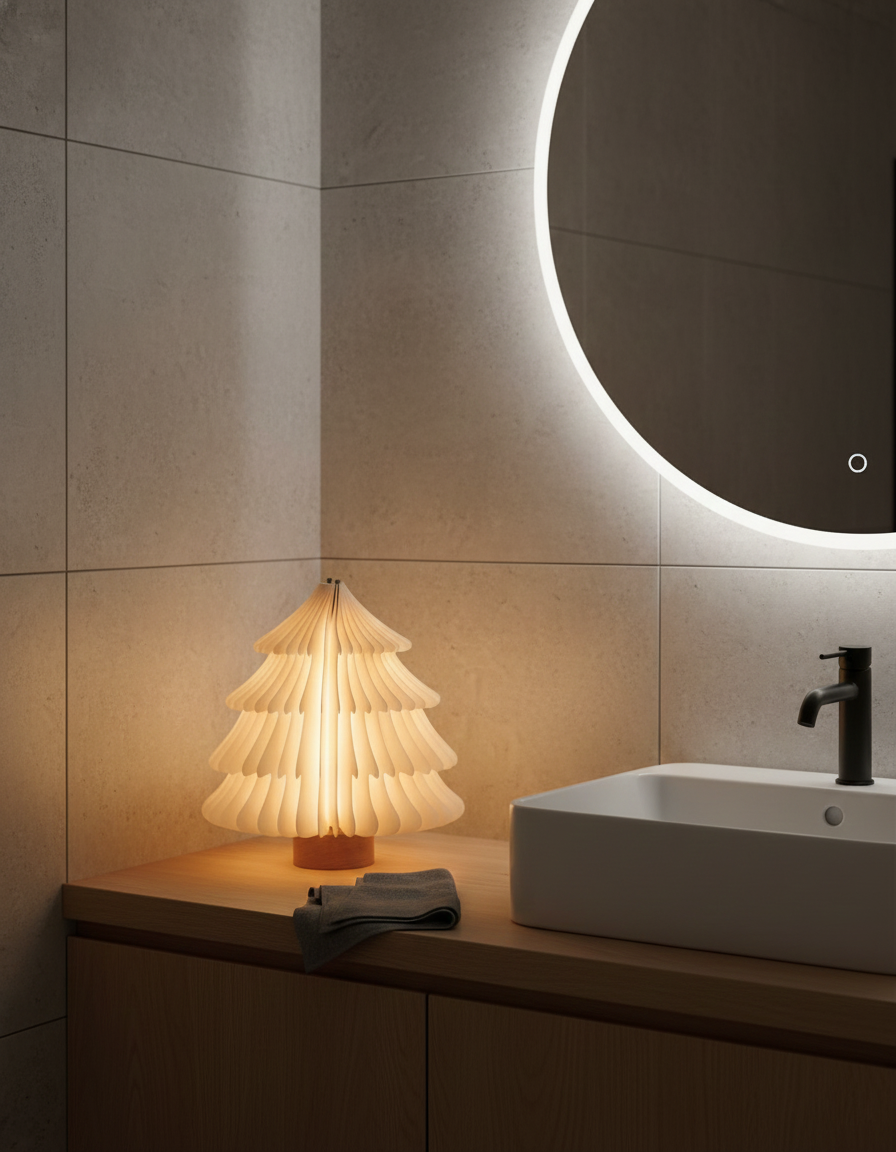 Christmas Tree Fold Table Lamp