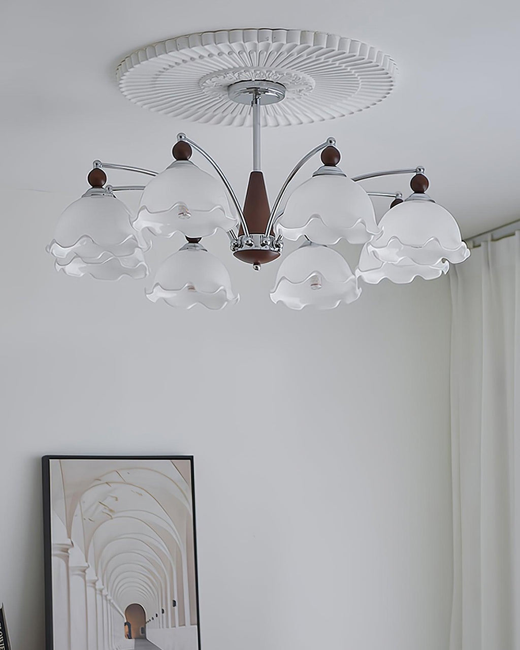 Claudia Flowers Chandelier