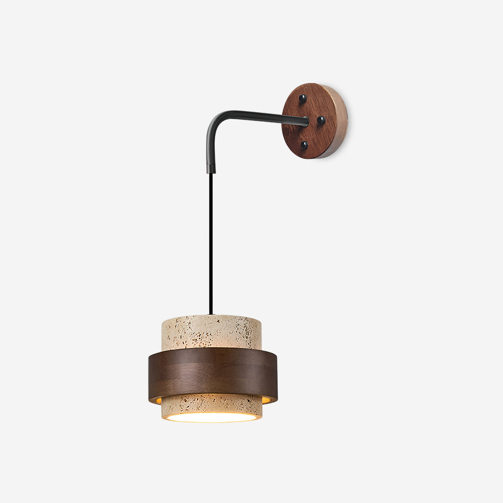 Cole Travertine Wall Lamp