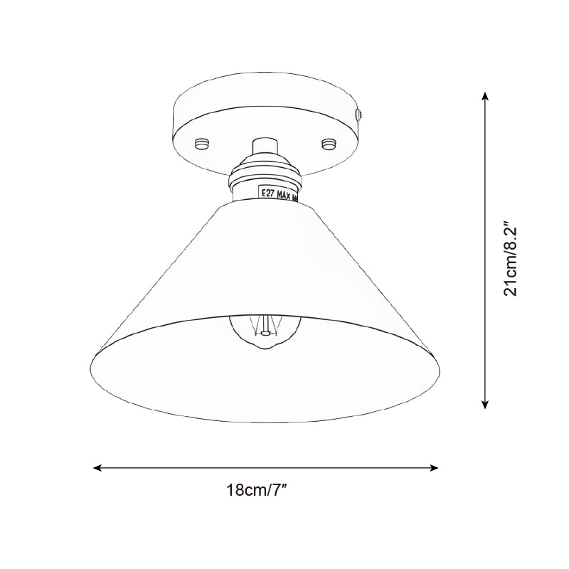Collar Wood Ceiling Lamp