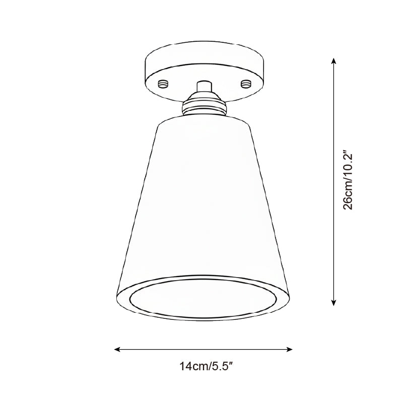 Collar Wood Ceiling Lamp
