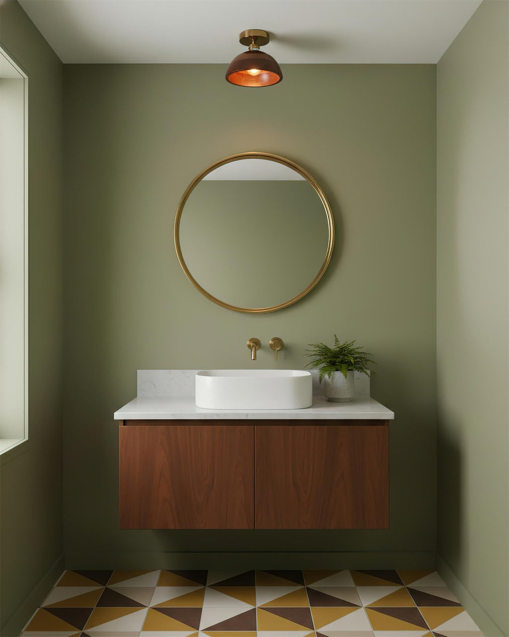 Collar Wood Ceiling Lamp
