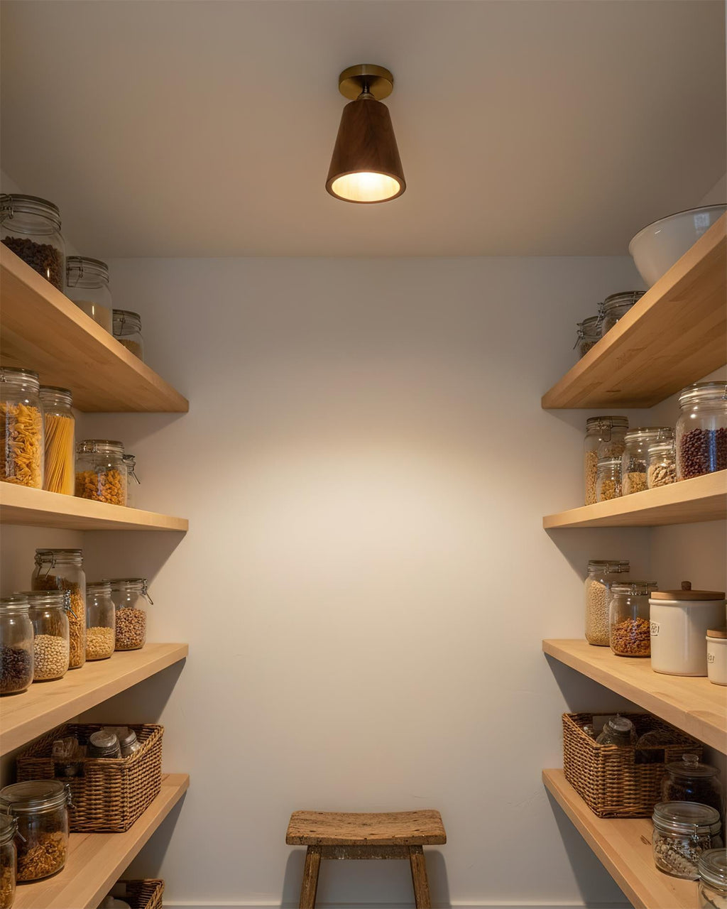 Collar Wood Ceiling Lamp