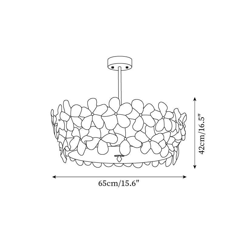 Collins Flowers Ceiling Lamp