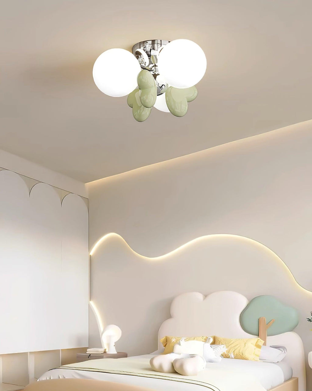 Cream Nica Ceiling Light