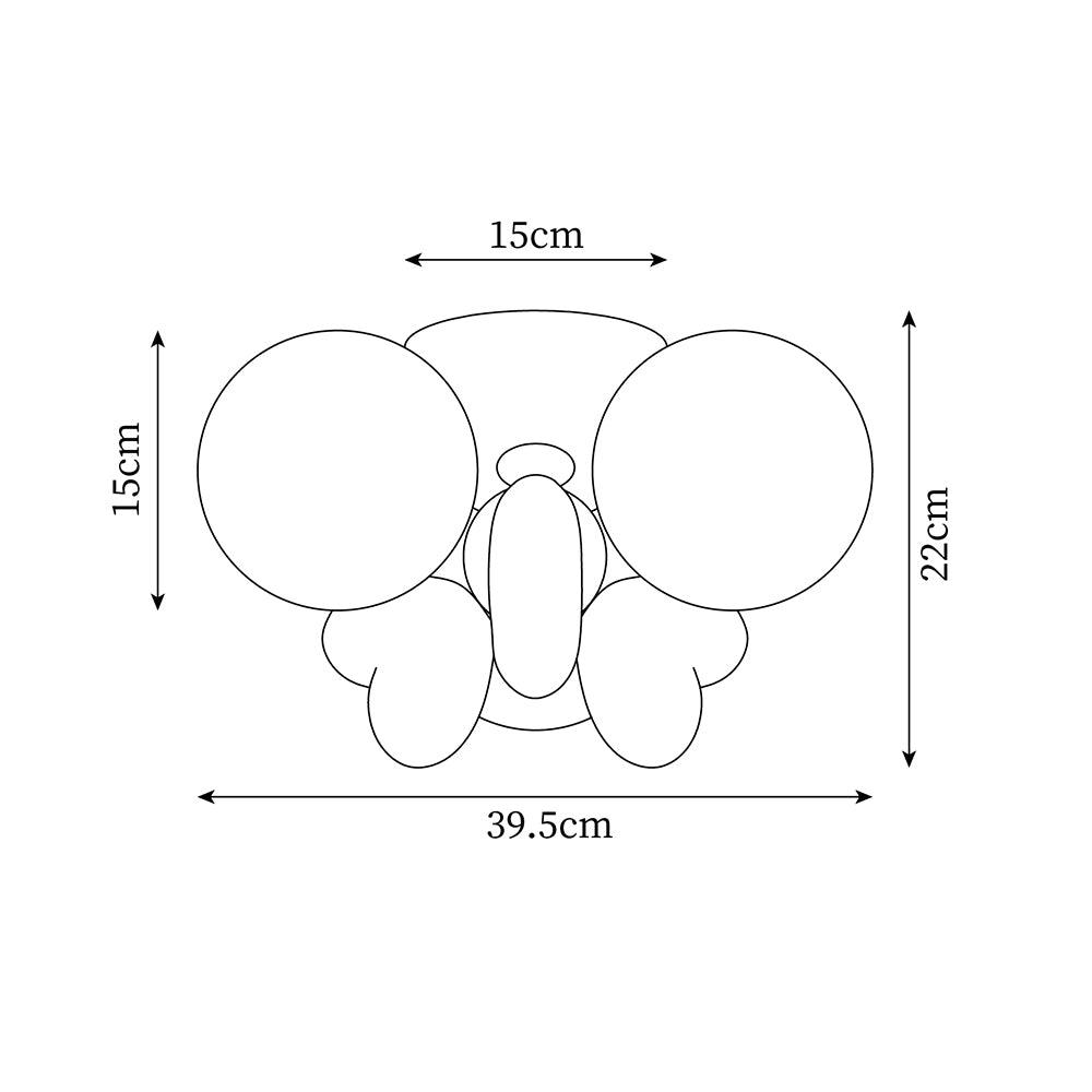 Cream Nica Ceiling Light