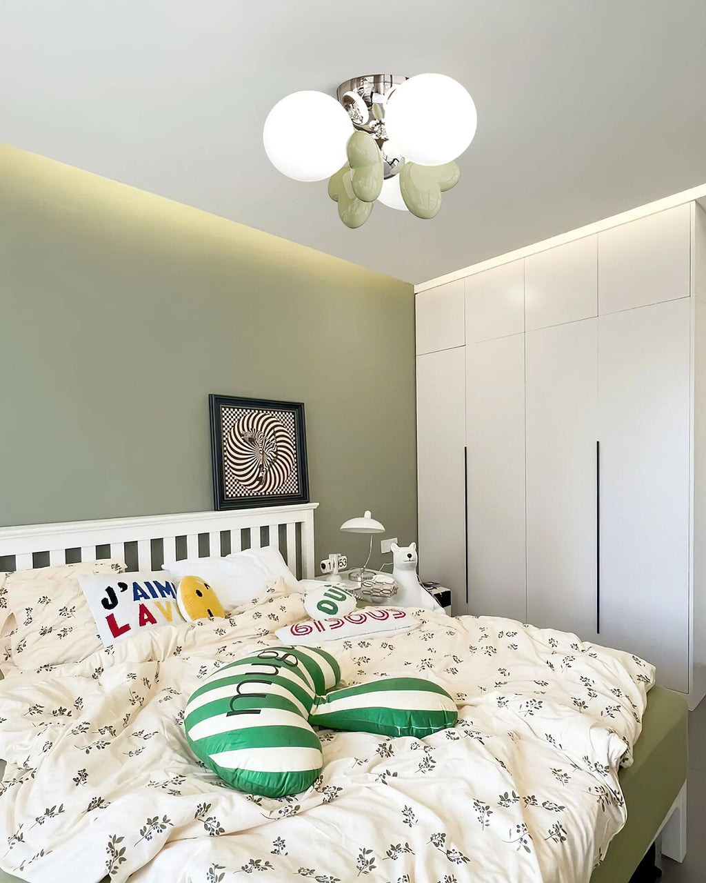 Cream Nica Ceiling Light