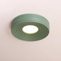 Cream Ribbed Ceiling Light