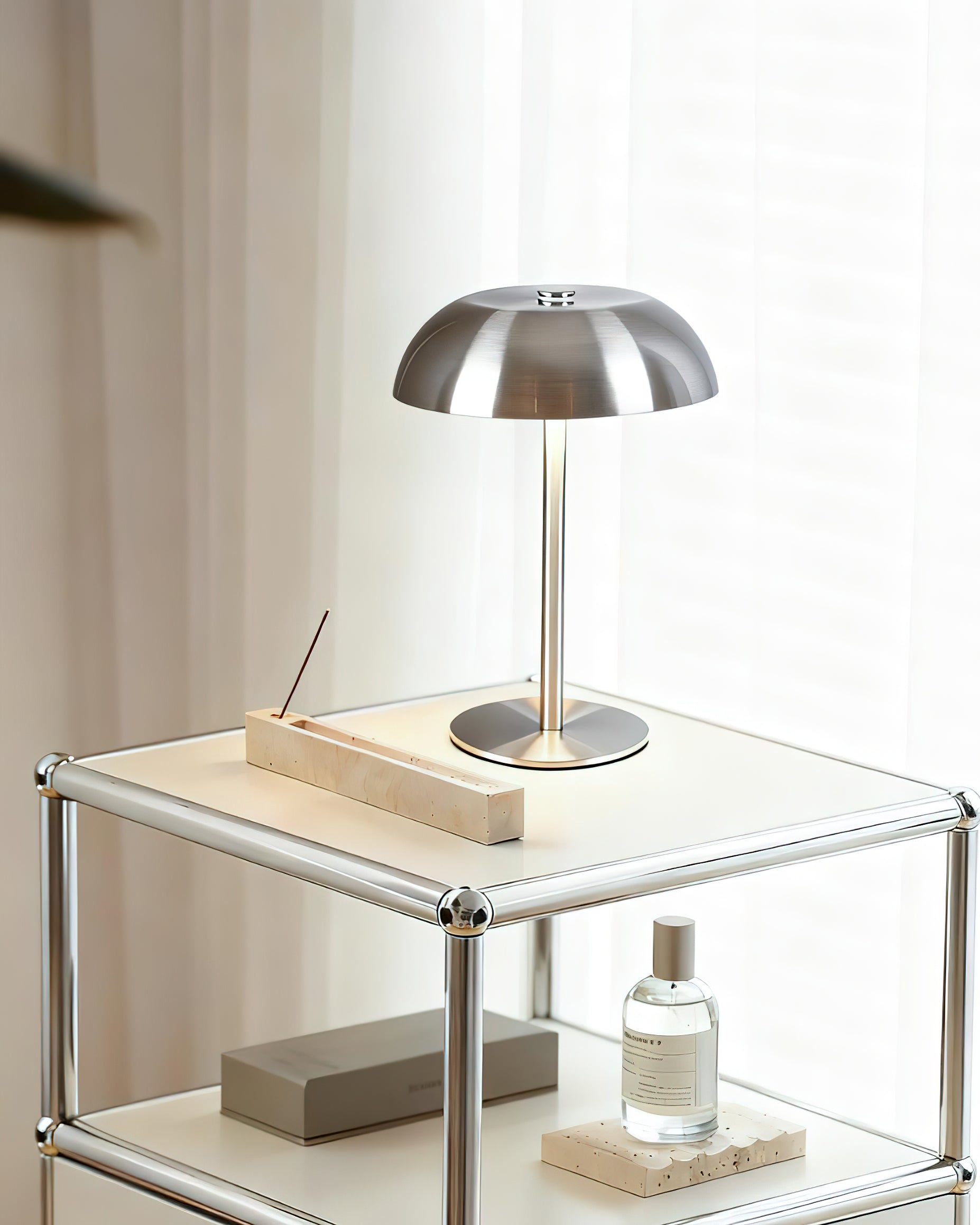 Crescent Charge Table Lamp