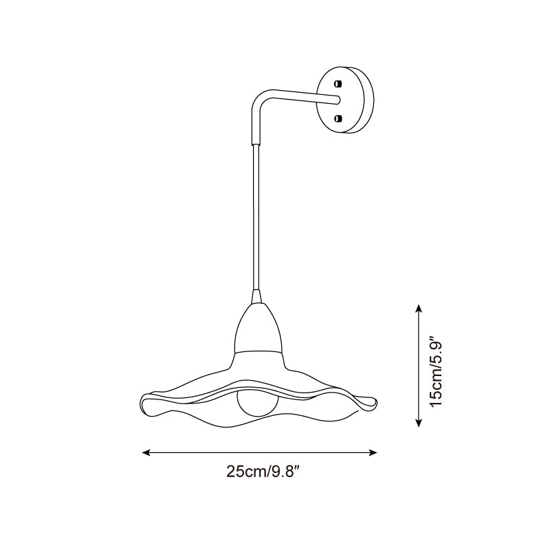 Crested Wave Wall Lamp