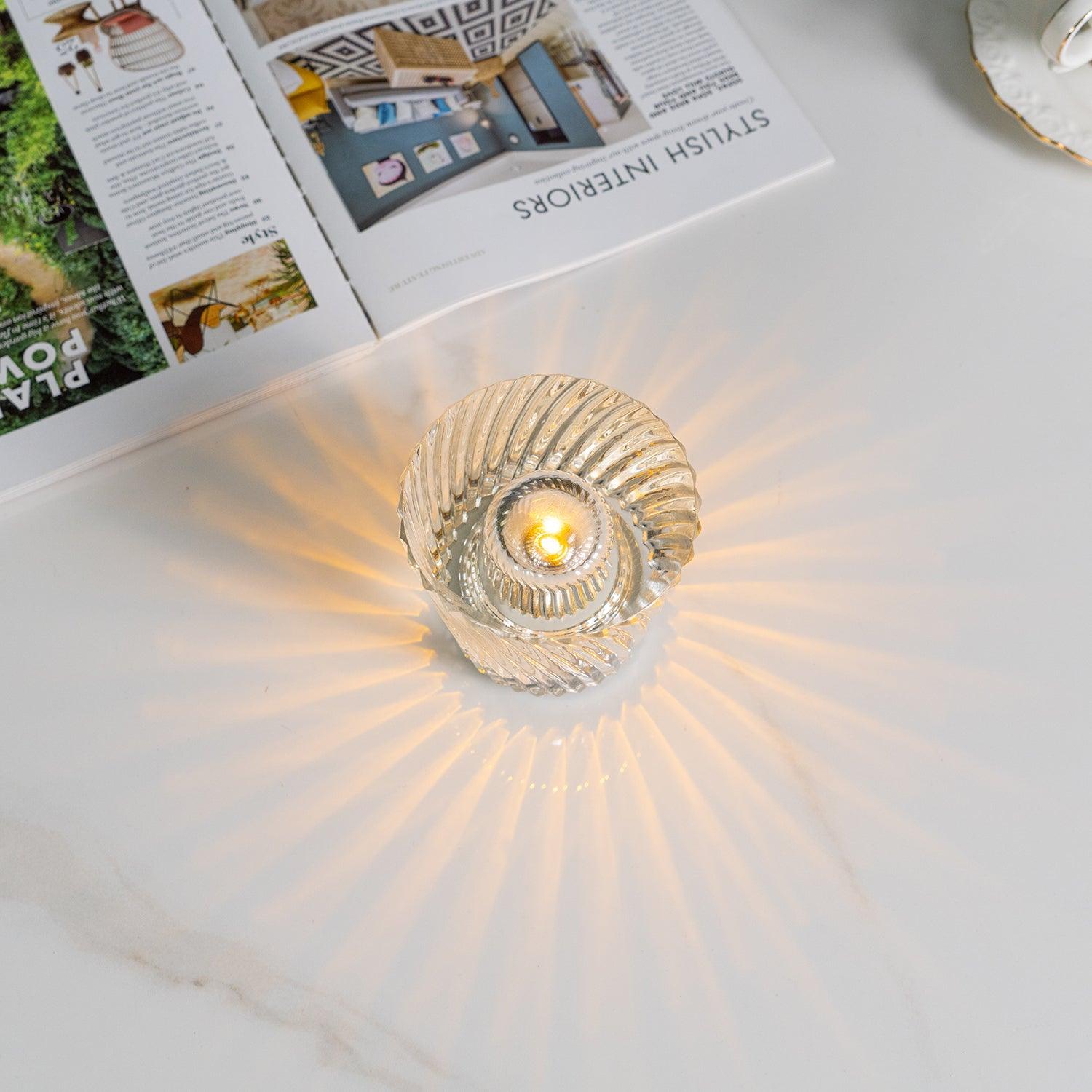 Crystal Diamond Table Lamp (built-in battery)