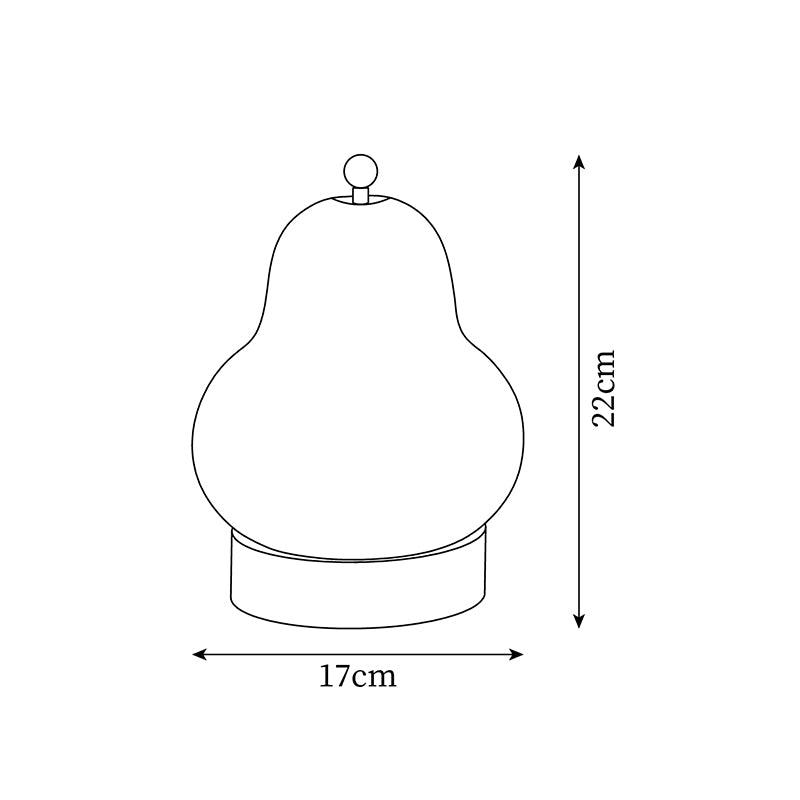 Cute Pear Table Lamp  (built-in battery)