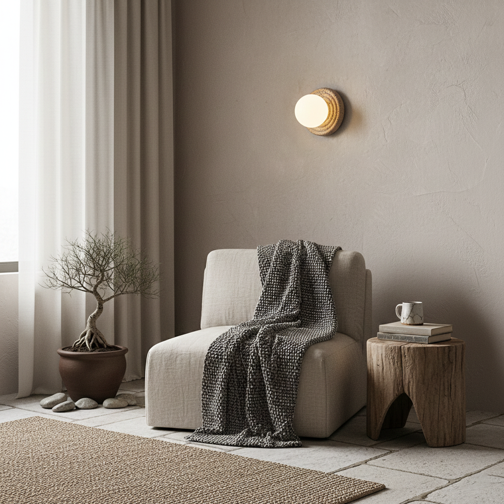 Dahlia Round Wall Lamp