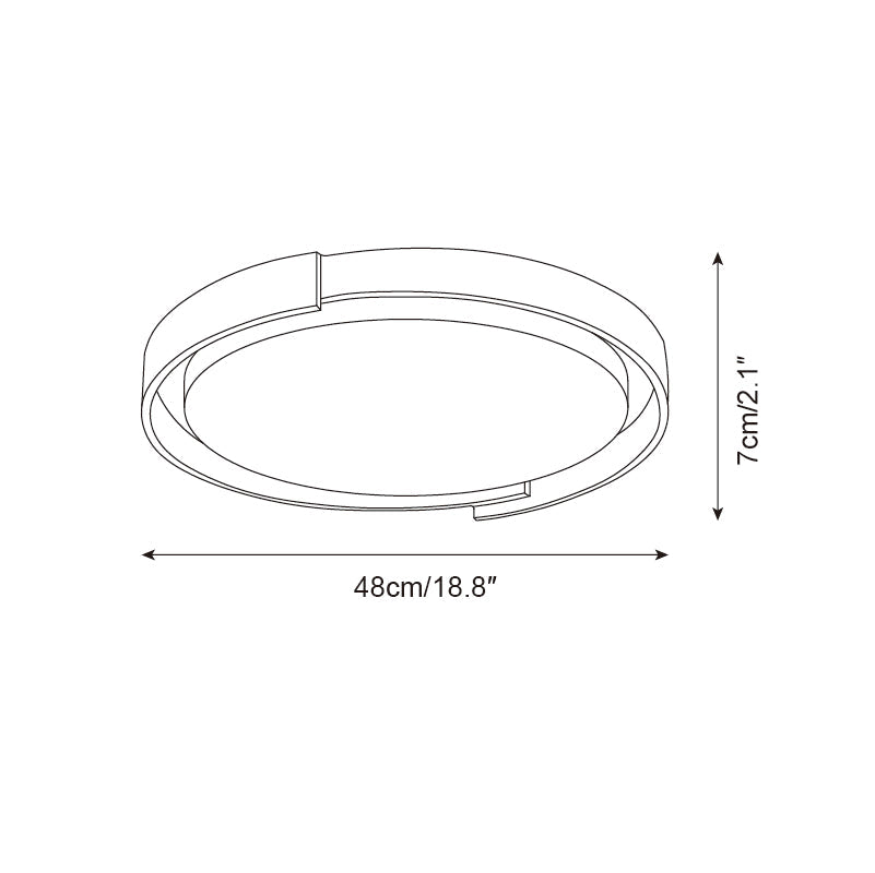 Dari Round Ceiling Light