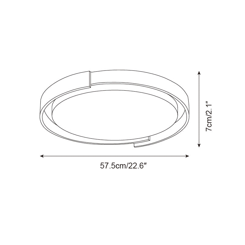 Dari Round Ceiling Light